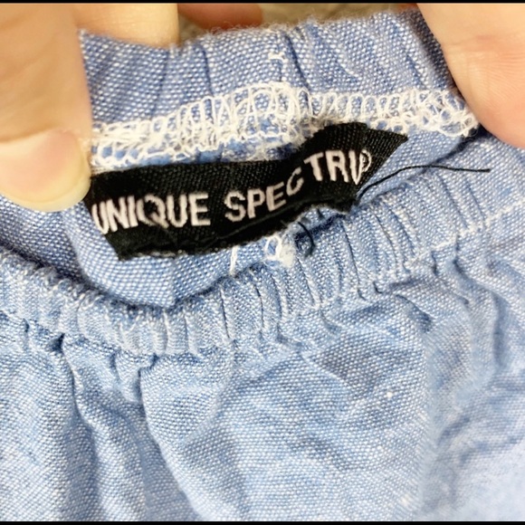 Unique Spectrum off-the-shoulder white top c11 - Picture 4 of 6